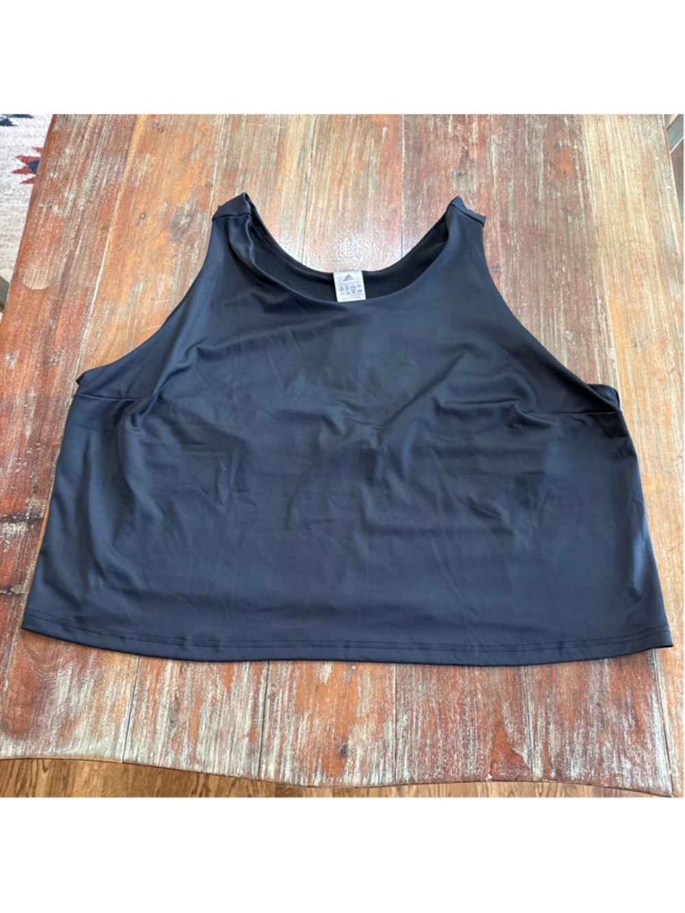 Adidas Black 11 HourTraining Tank Top 4X NWT Built in Bra Workout Aeroready